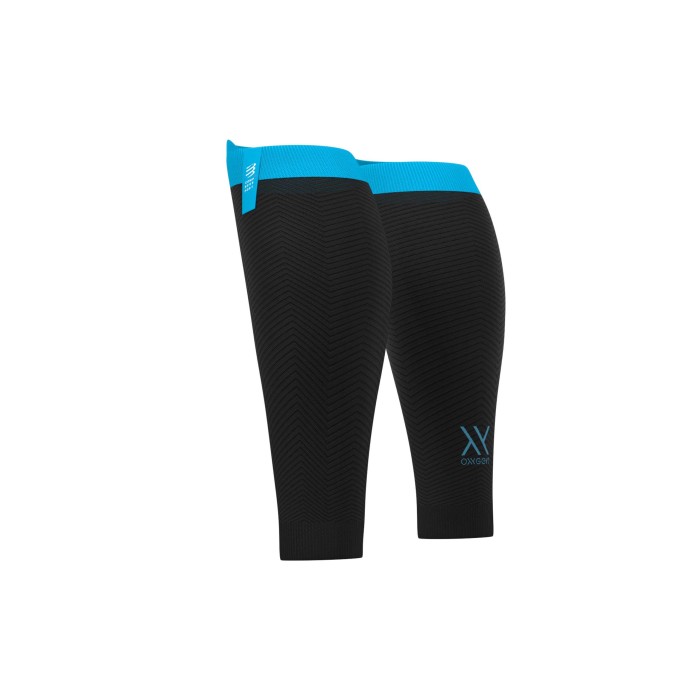 Compressport blauzdinės R2 Oxygen, Black, T1