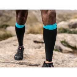 Compressport blauzdinės R2 Oxygen, Black, T1