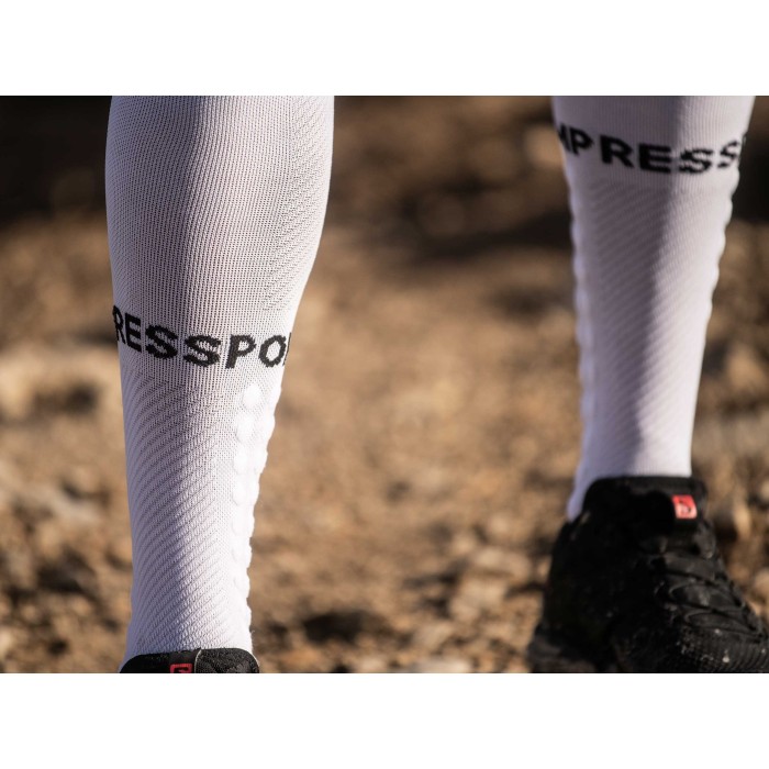 Compressport kojinės Full Socks Run, White, T1