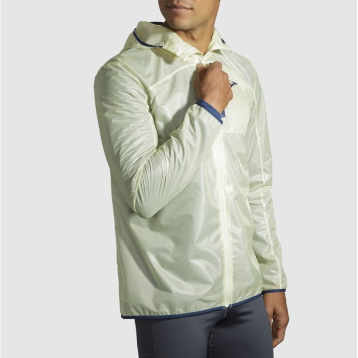 Brooks striukė All Altitude Jacket M-S honeydew/indigo rush