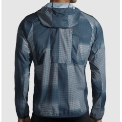 Brooks striukė Canopy Jacket M-M indigo rush/altitude print