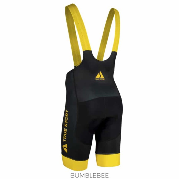 True Story šortai Elite Cycling Bib M-S black/yellow