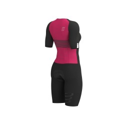 Compressport kostiumas Aero SS Trisuit W-XS black/jazzy