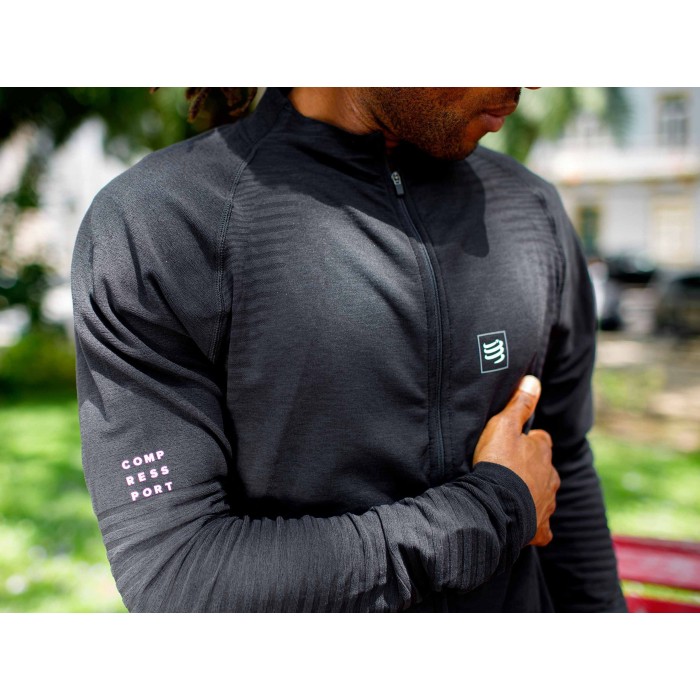Compressport Seamless Zip Sweatshirt M