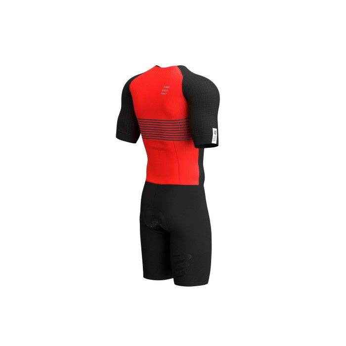 Compressport kostiumas Aero SS Trisuit M-S black/red