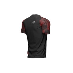 Compressport marškinėliai Racing SS M-M black/red