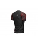 Compressport marškinėliai Racing SS M-M black/red