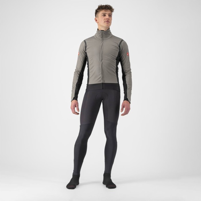 Castelli striukė Alpha RoS 2 Jacket M-M nikel grey/black reflex