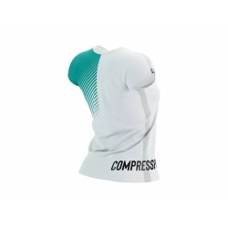 Compressport marškinėliai Training SS SwimBikeRun W-XS white/columbia