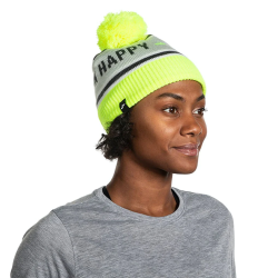 Brooks kepurė Heritage Pom Beanie OS run happy/vivid flame