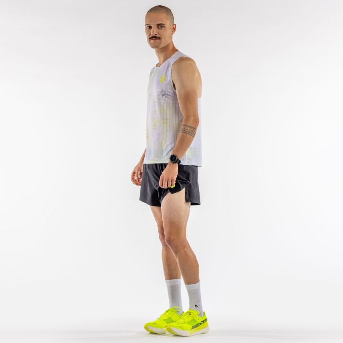 SCOTT marškinėliai RC Run SL Tank M-S white/yellow