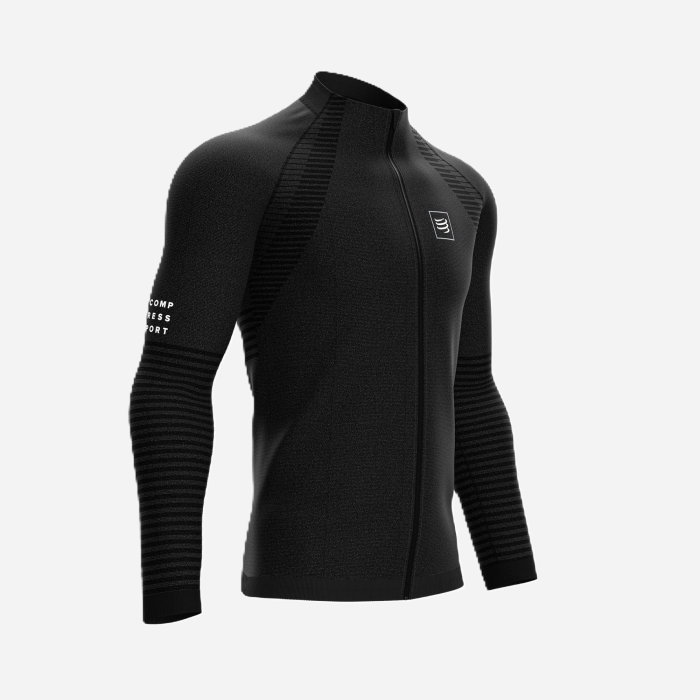 Compressport Seamless Zip Sweatshirt | S-Sportas.lt Compressport Seamless Zip Sweatshirt | S-Sportas.lt