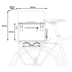 ZEFAL Z TRAVELER 60 REAR krepšys