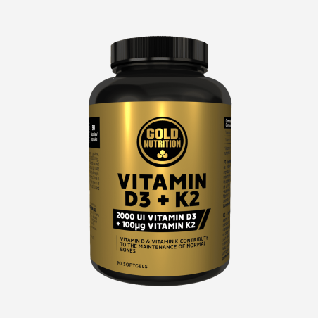GOLD NUTRITION VITAMIN D3+K2 vitaminai