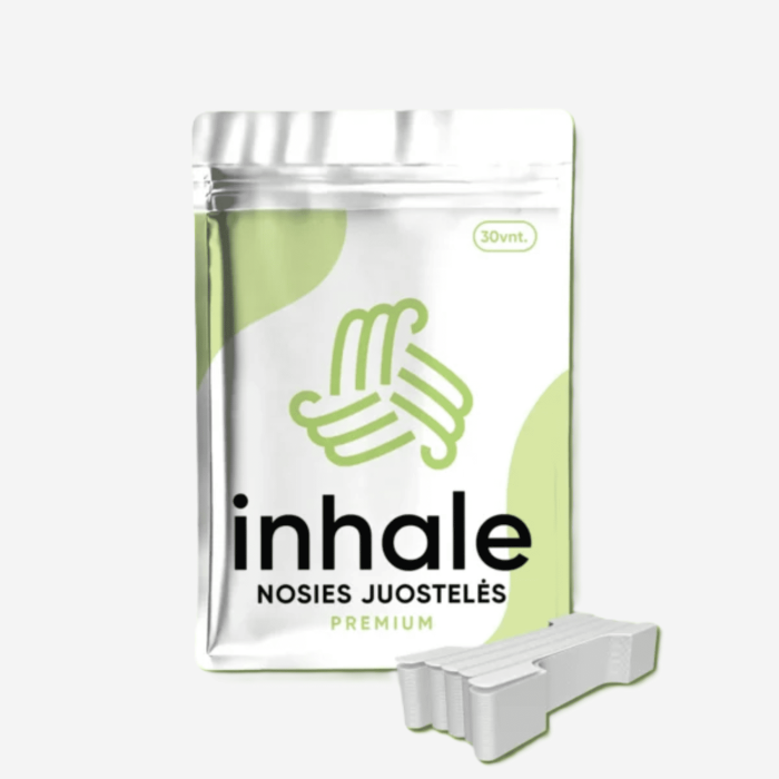 INHALE PREMIUM nosies juostelės 30 vnt. INHALE PREMIUM nosies juostelės 30 vnt.