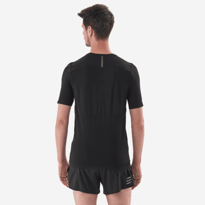 COMPRESSPORT PRO RACING SS vyriški bėgimo marškinėliai