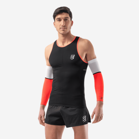 COMPRESSPORT PRO RACING SINGLET vyriški bėgimo marškinėliai