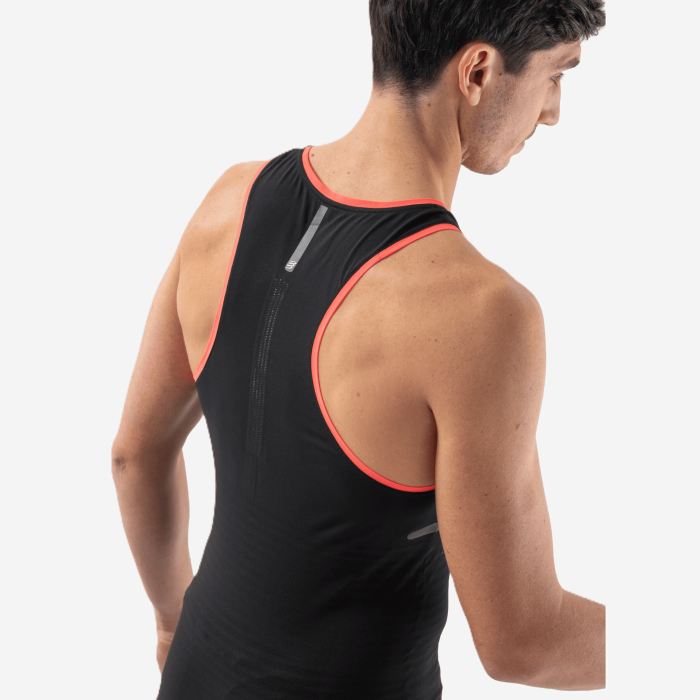 COMPRESSPORT PRO RACING SINGLET vyriški bėgimo marškinėliai