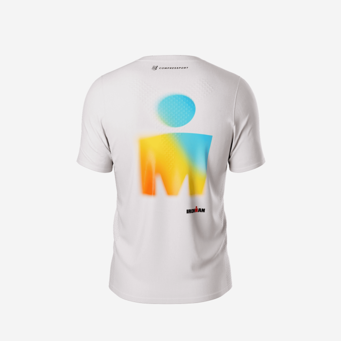 COMPRESSPORT TRAINING SS IRONMAN 2025 vyriški bėgimo marškinėliai