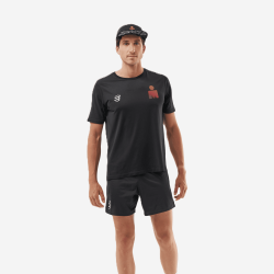 COMPRESSPORT TRAINING SS IRONMAN 2025 vyriški bėgimo marškinėliai
