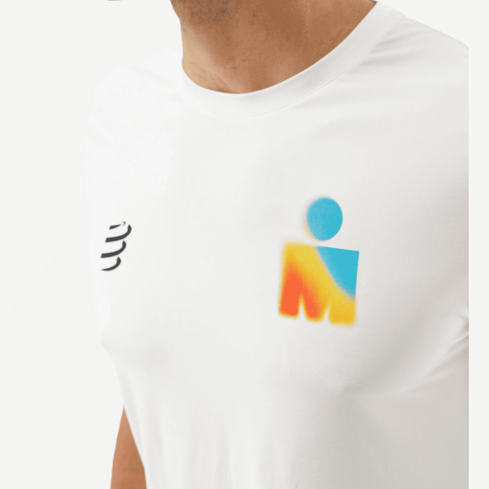 COMPRESSPORT TRAINING SS IRONMAN 2025 vyriški bėgimo marškinėliai