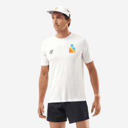 COMPRESSPORT TRAINING SS IRONMAN 2025 vyriški bėgimo marškinėliai