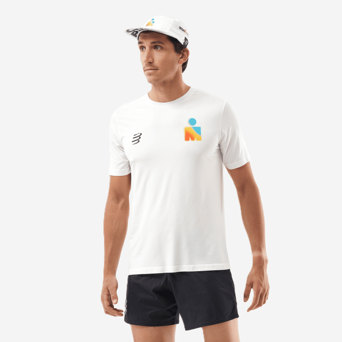 COMPRESSPORT TRAINING SS IRONMAN 2025 vyriški bėgimo marškinėliai