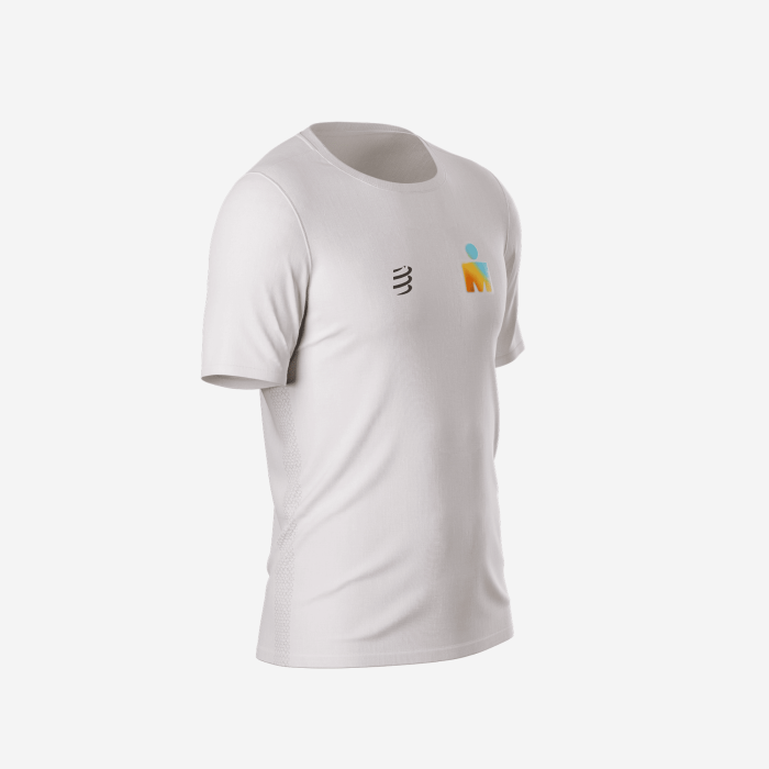 COMPRESSPORT TRAINING SS IRONMAN 2025 vyriški bėgimo marškinėliai