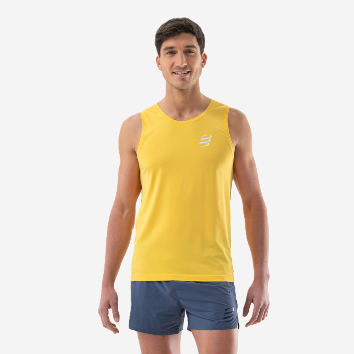 COMPRESSPORT PERFORMANCE SINGLET vyriški bėgimo marškinėliai