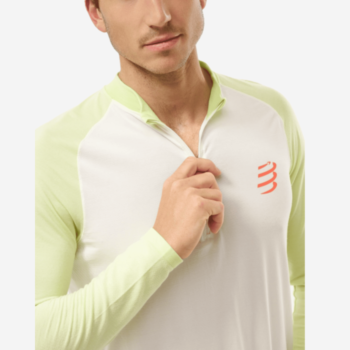 COMPRESSPORT TRAIL HZ LS vyriški bėgimo marškinėliai