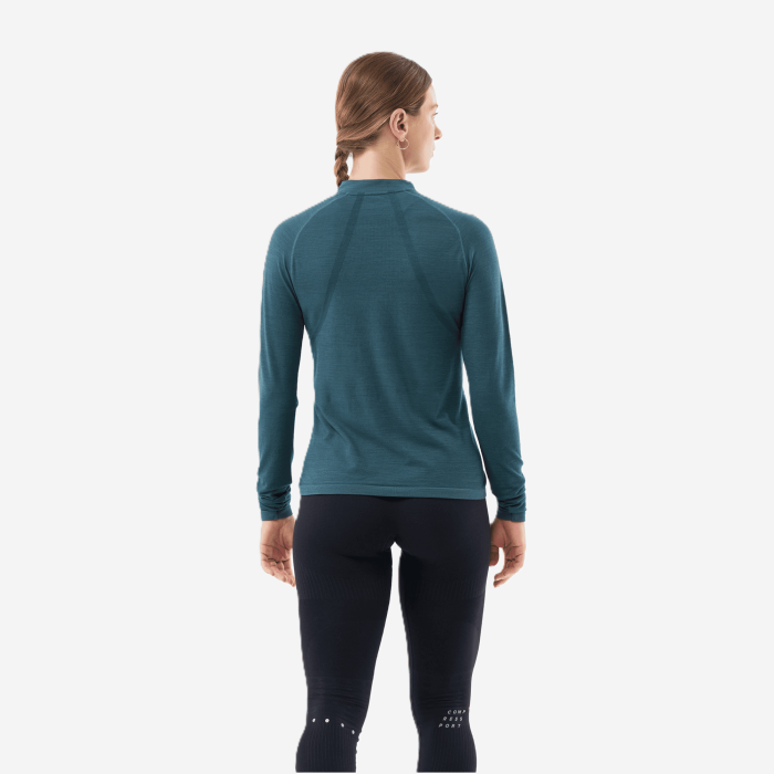 COMPRESSPORT TRAIL HZ LS moteriški bėgimo marškinėliai