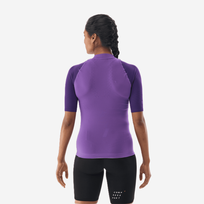 COMPRESSPORT TRAIL RACING POSTURAL SS moteriški bėgimo marškinėliai