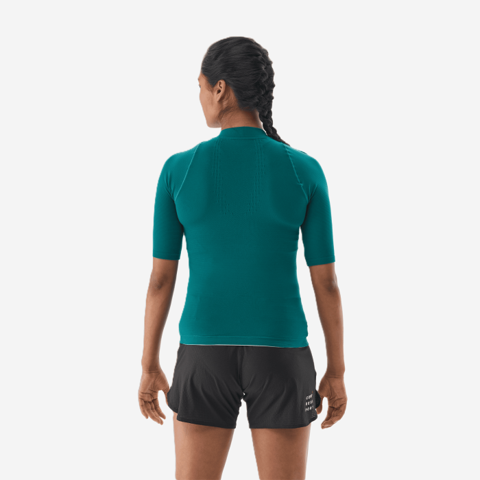 COMPRESSPORT TRAIL RACING POSTURAL SS moteriški bėgimo marškinėliai