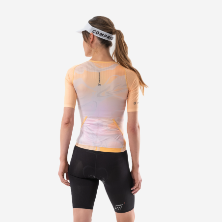 COMPRESSPORT TRI POSTURAL AERO SS moteriški marškinėliai