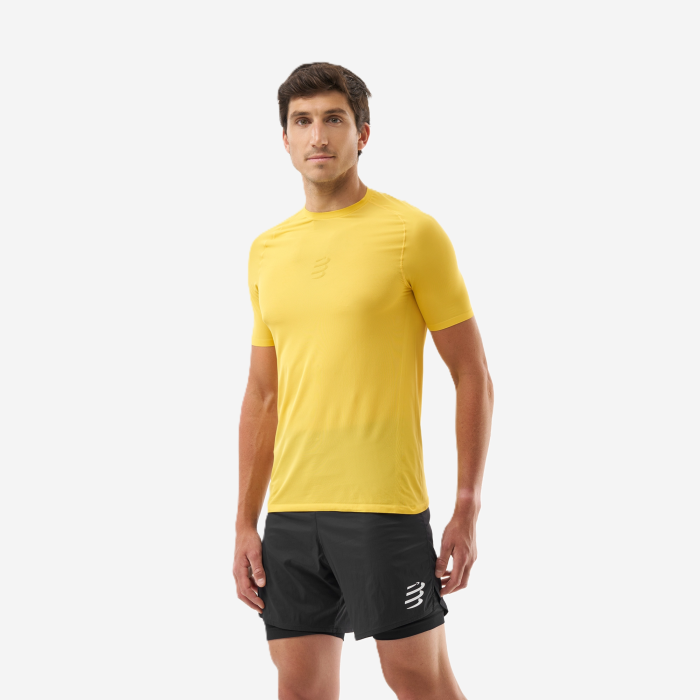 COMPRESSPORT TRAIL RACING SS vyriški bėgimo marškinėliai