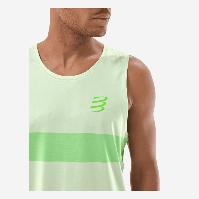 COMPRESSPORT PERFORMANCE SINGLET vyriški bėgimo marškinėliai