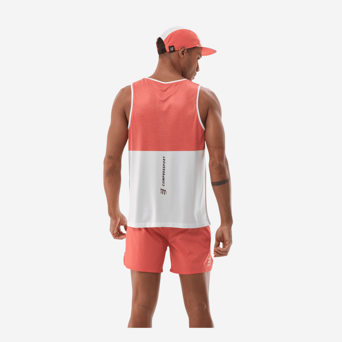 COMPRESSPORT PERFORMANCE SINGLET vyriški bėgimo marškinėliai