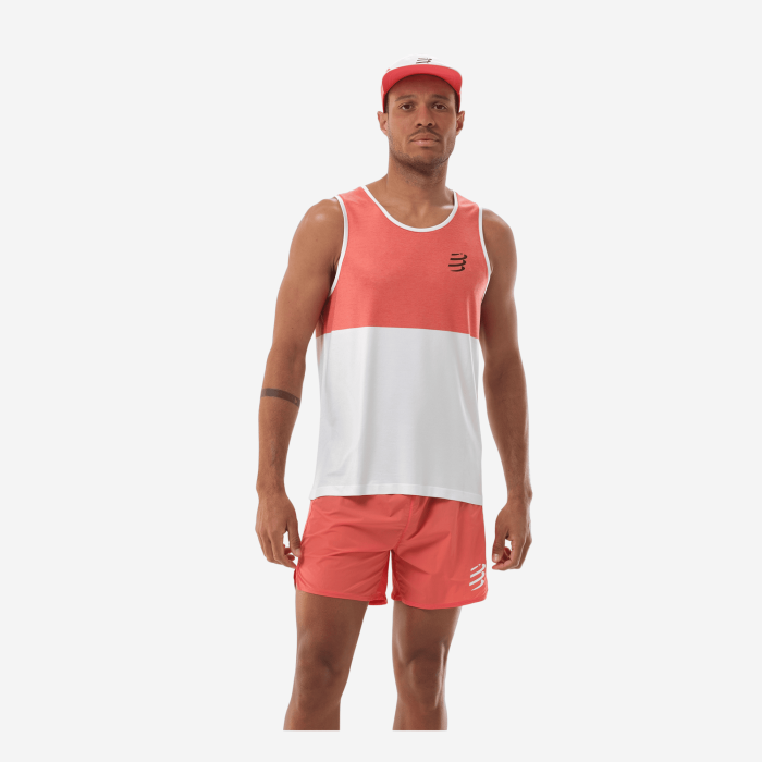 COMPRESSPORT PERFORMANCE SINGLET vyriški bėgimo marškinėliai