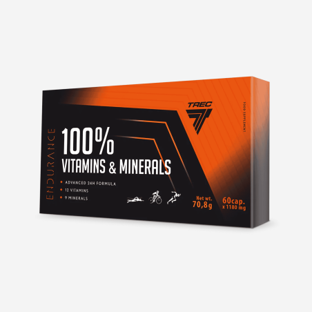 TREC 100% VITAMINS & MINERALS ENDURANCE vitaminai