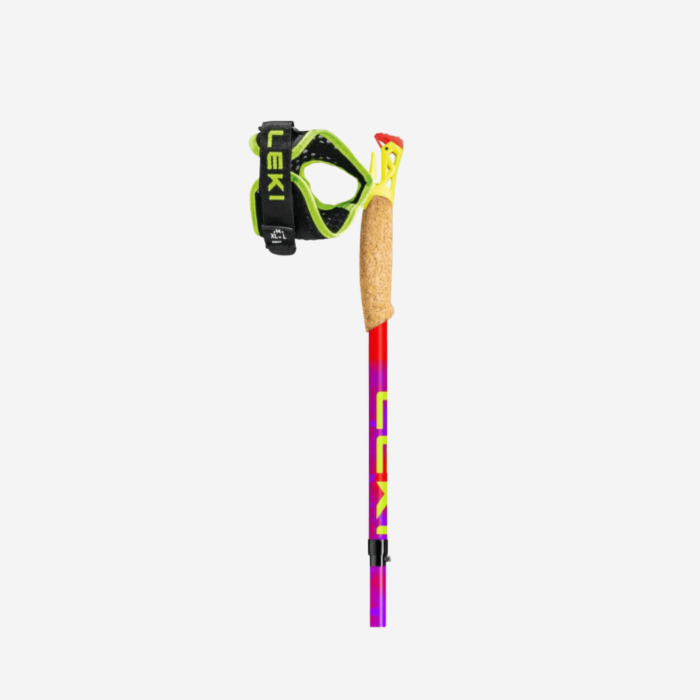 Leki lazdos Ultratrail FX.One 135cm bright red/violet/neonyellow