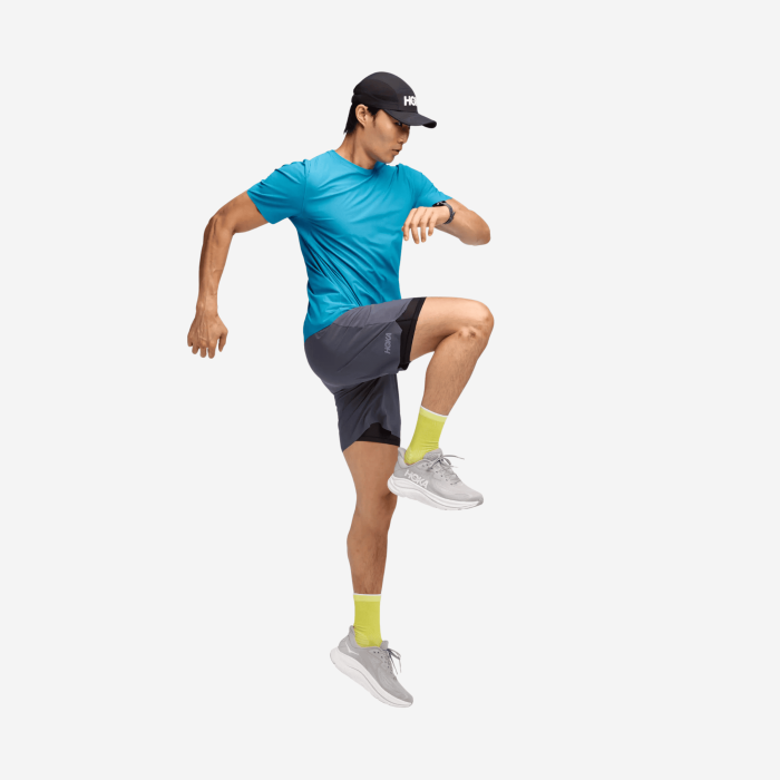 HOKA GLIDE 7" 2in1 vyriški bėgimo šortai | S-Sportas