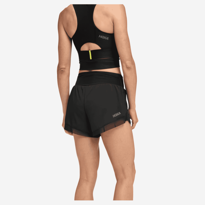 HOKA GLIDE 4" moteriški bėgimo šortai | S-Sportas