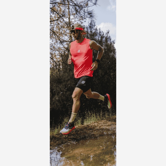 COMPRESSPORT TRAIL RACING TANK trail bėgimo marškinėliai | S-Sportas