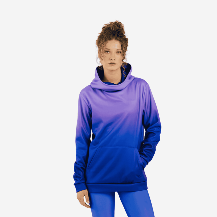 MINT PRINT Džemperis su kapišonu