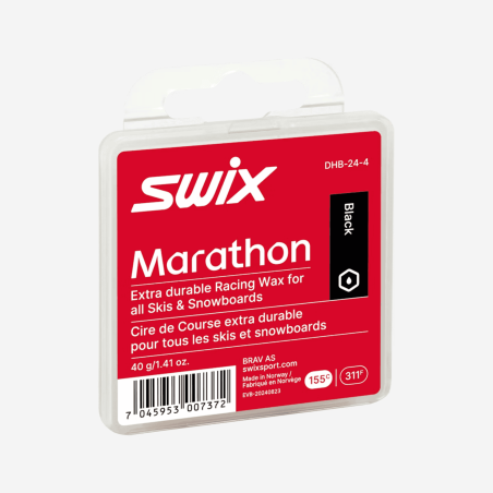 SWIX MARATHON BLACK DHPB-24-4 40g parafinas | S-Sportas
