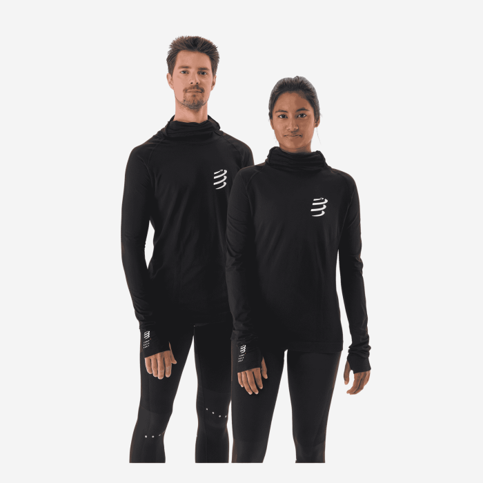 COMPRESSPORT 3D THERMO LS 110g vyriški termo marškinėliai