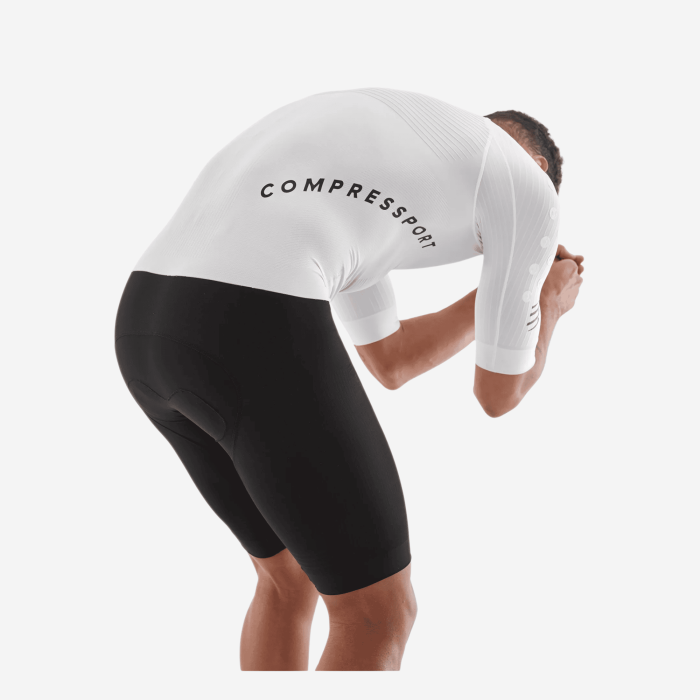 COMPRESSPORT AERO SEAMLESS SS vyriškas triatlono kostiumas | S-Sportas