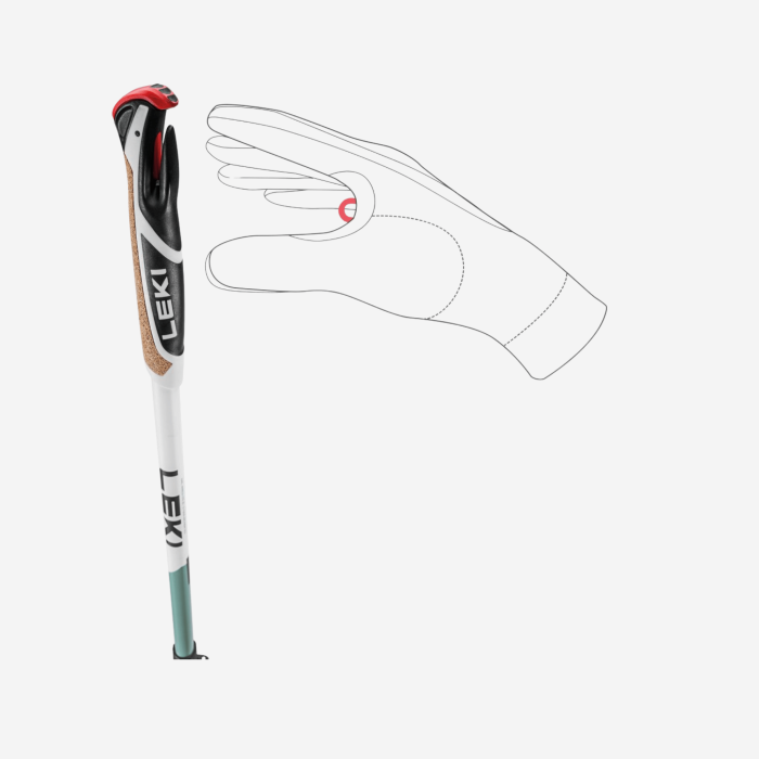 LEKI SPIN SHARK SL šiaurietiško ėjimo lazdos | S-Sportas.lt