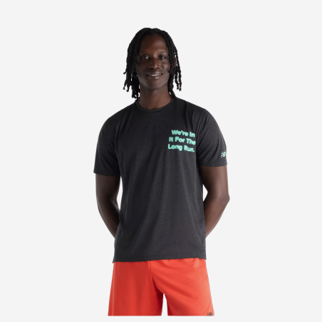 NEW BALANCE RC ESSENTIAL GRAPHIC vyriški bėgimo marškinėliai