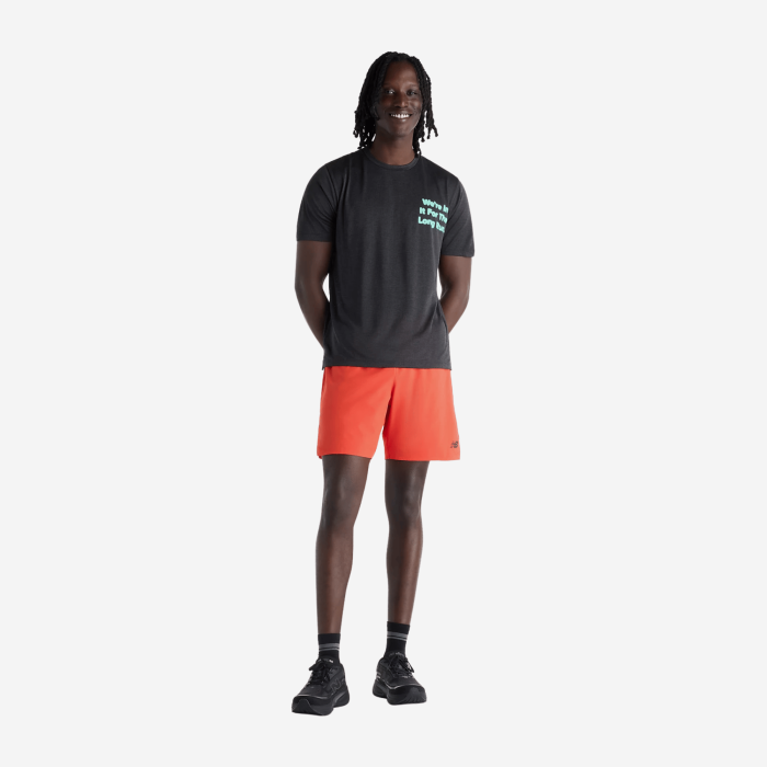 NEW BALANCE RC ESSENTIAL GRAPHIC vyriški bėgimo marškinėliai